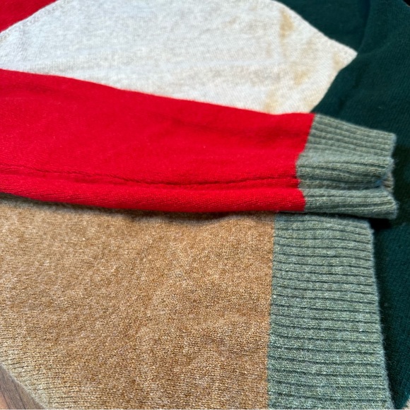 XL Brooks Brothers Green, Red, Brown Wool Sweater - Picture 6 of 7